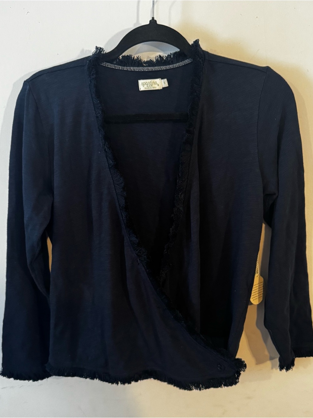 Spartina 449 Clara Convertible Cardigan in Navy - New With Tags - Size Small